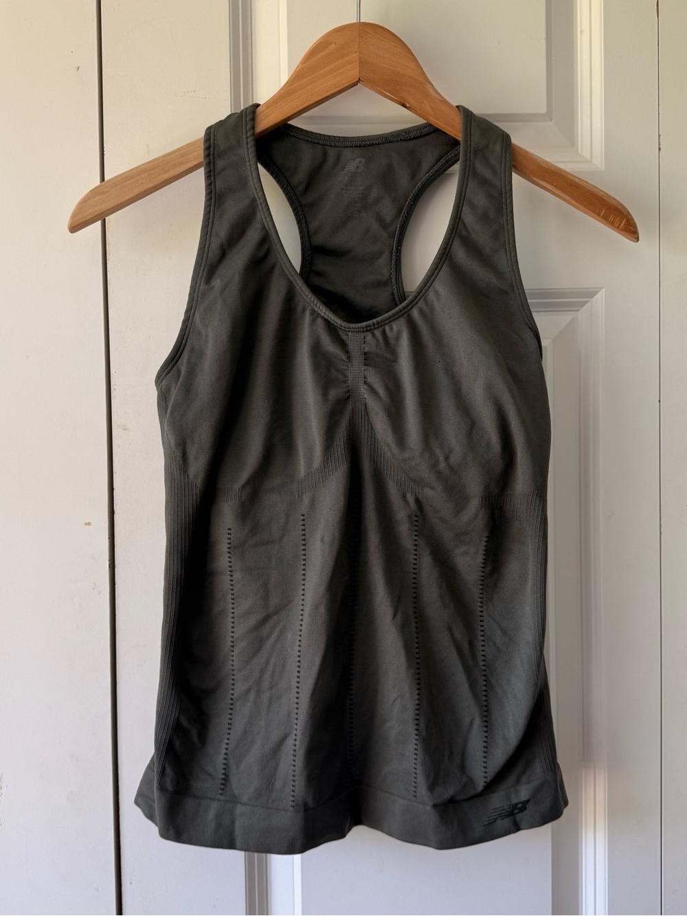 New Balance Grey Racerback Performance Tank Top